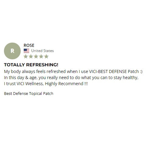 VICI Wellness Immunity Boost Best Defense Topical Patch