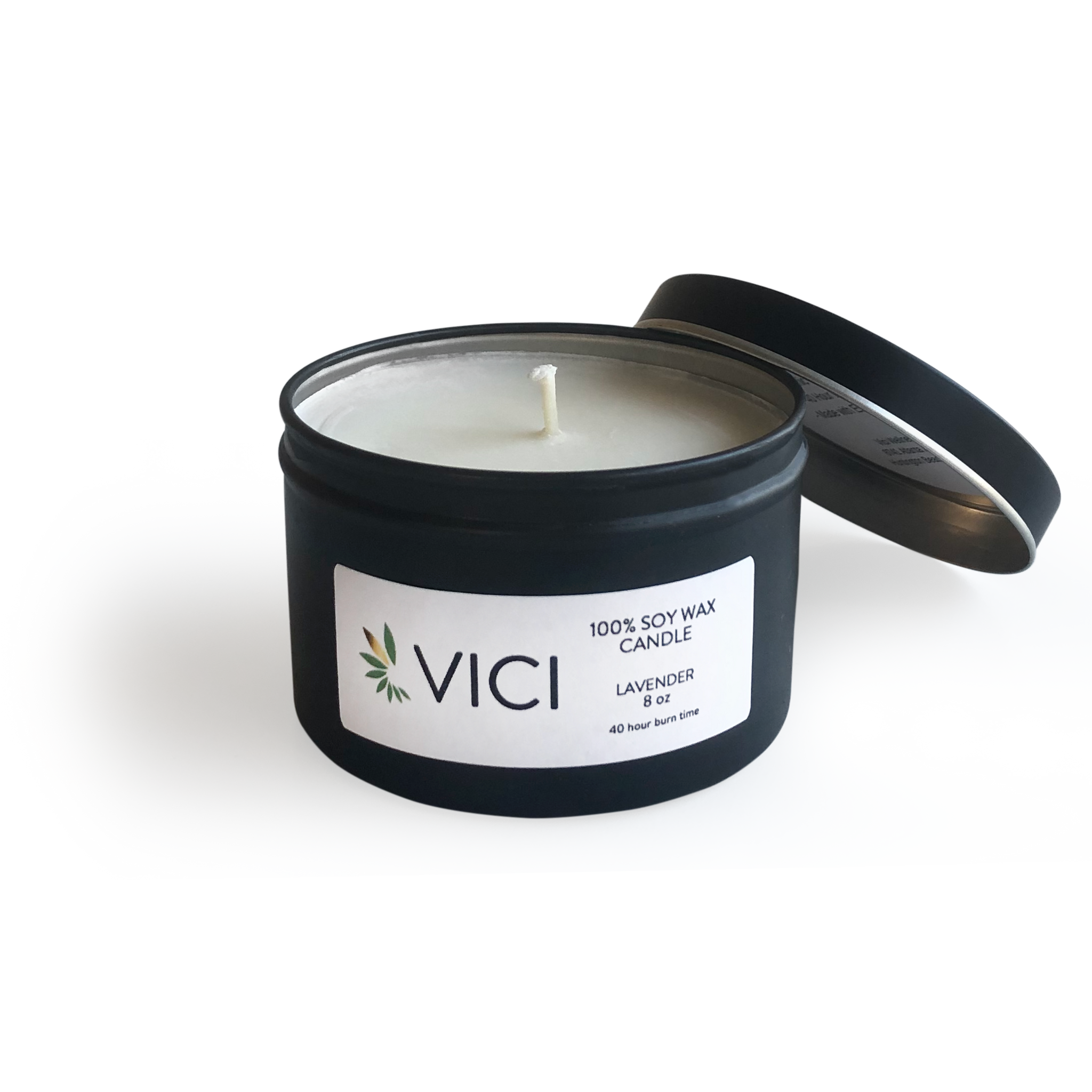 VICI Soy Candles - 8 oz Sleek Black